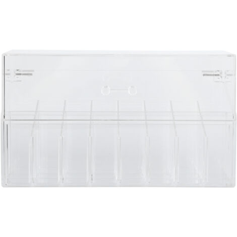 Boîte de Rangement à Poussière pour Rouge à Lèvres avec Couvercle Flip, Organisateur de Maquillage en Plastique (1/5)