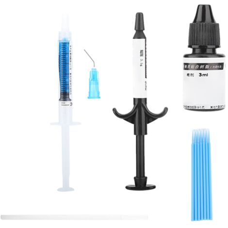 Kit d'Adhésif Dentaire Orthodontique Lumière Photopolymérisable avec Outils (1/5)