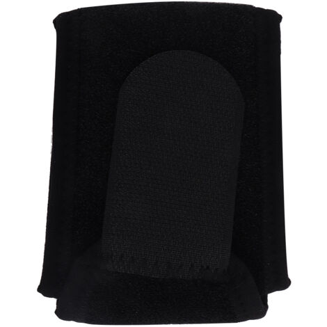 Attelle de Poignet Ajustable pour Sport, Entraînement et Douleur - Manchette de Protection Noire (1/5)