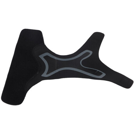 Attelle de cheville ajustable et respirante - Support élastique de protection pour pied droit, Noir, Taille M (1/5)
