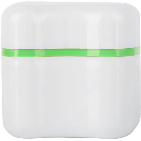 Boîte de Rangement pour Dentier avec Filtre - Appareil Dentaire (Vert) (1/5)