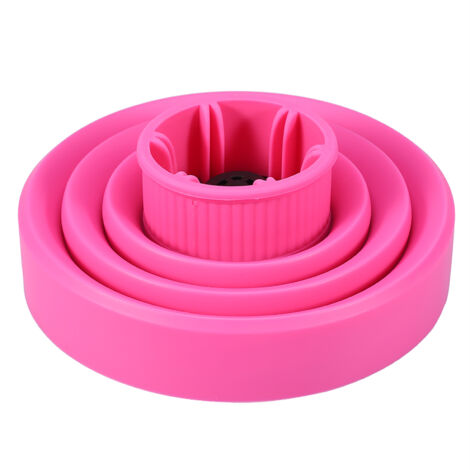 Couvercle diffuseur pliable pour sèche-cheveux - Accessoire coiffure rose (1/5)