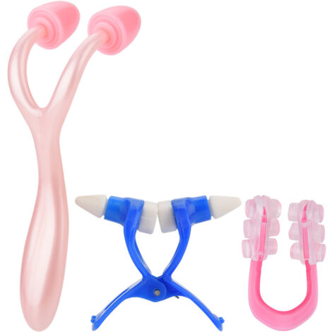 3 Pièces Redresseur de Nez Massage Rouleau - Pince Beauté Correction Forme Nez - Nouveau Set Amélioration Nasale (1/5)