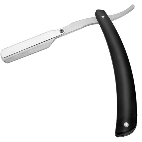 Rasoir droit professionnel en acier inoxydable pour coiffure et barbier (1/5)