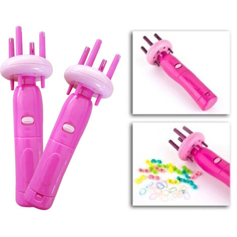 Outil de Tresse Électrique Automatique pour Cheveux, Machine à Tresser avec Accessoires