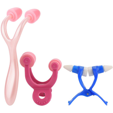 3 Pièces Redresseur de Nez Massage Rouleau - Pince Beauté Correction Forme Nez - Set Nouveau Modèle (1/5)