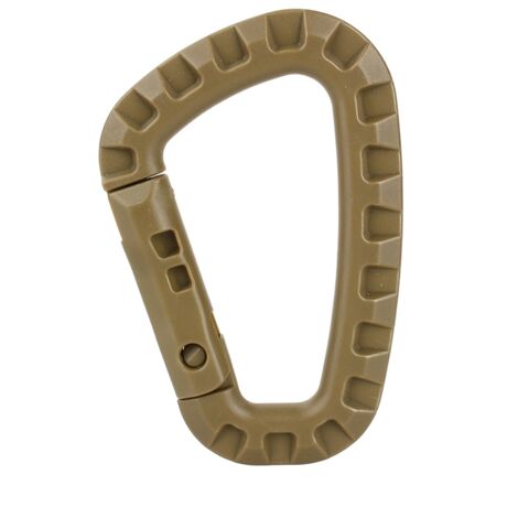Mousqueton de montagne en forme de D pour camping et escalade, crochet miniature robuste pour accrochage rapide (1/5)
