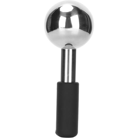 Globes de Massage Visage en Acier Inoxydable Doré - Réduction des Pores et Anti-Inflammation (1/5)