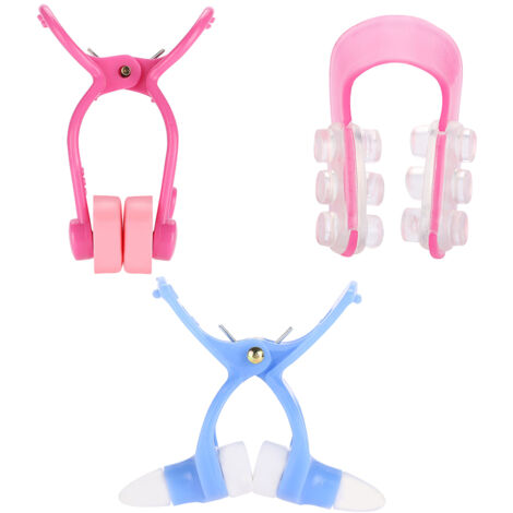 3 pièces Redresse-nez Correcteur Pince de Massage pour le Nez Ensemble de Mise en Forme du Nez Nouveau (1/5)