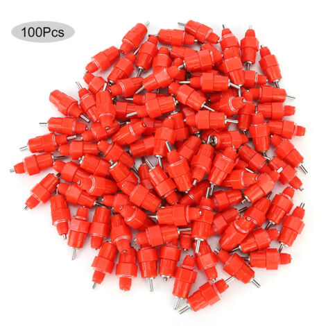 100PCS Abreuvoir Automatique pour Poules, Canards, Oies - Tétines à Eau pour Volaille (1/5)