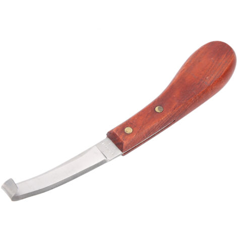 Couteau à Parer Sabot Cheval Lame Inox Couteaux de Maréchalerie avec Manche Ergonomique (1/5)