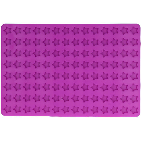 Moules en silicone 112 empreintes étoile pour biscuits chocolat DIY (1/5)