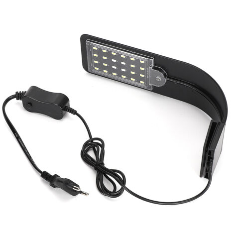 Lampe LED Clip pour Aquarium Mini - Éclairage Plantes Aquatiques - Accessoire Prises EU 220V (1/5)