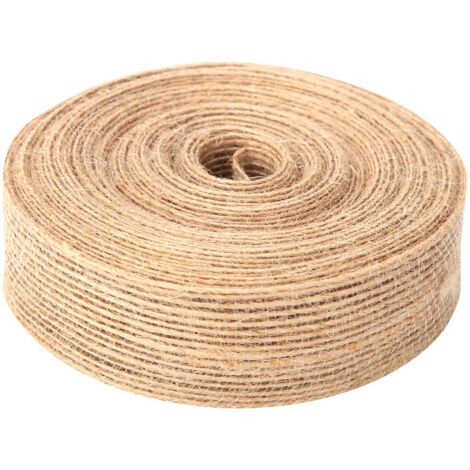 Ruban de jute 2,5 cm x 10 m pour décoration mariage et événements (1/5)