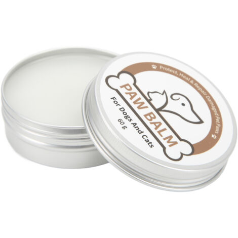 Baume Protecteur pour Coussinets - Hydratant Intense Nez et Pattes Chien, Toutes Saisons 60g