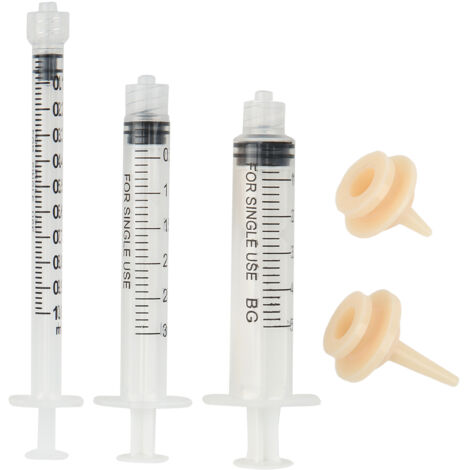 3 seringues doseuses professionnelles pour administrer médicaments et compléments aux chats, chiens et petits animaux (1/5)