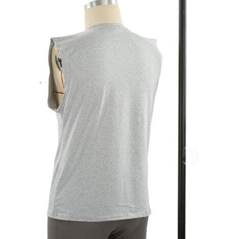 Débardeur Homme Fitness Sans Manches Couleur Unie pour Musculation Entraînement Gris XL (1/5)
