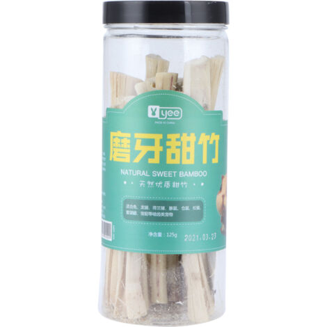 Bâtonnets à Mâcher pour Rongeurs - Friandises en Bambou pour Lapins, Hamsters et Petits Animaux (1/5)