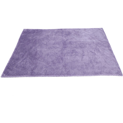 Couverture pour Chien Lavable Hiver Épaisse et Chaude - Matelas Doux en Polaire pour Dormir (Violet Taille S) (1/5)