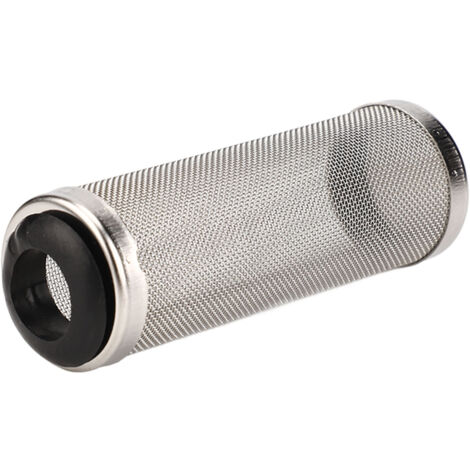 Protection de Filtre d'Aquarium en Acier Inoxydable 304 - Filet de Sécurité pour Crevettes et Poissons - Diamètre Intérieur 16mm (Grand) - Noir (1/5)