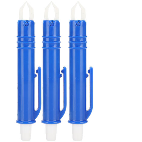 3Pcs Pince à Tiques Anti-Puces pour Chats et Chiens, Outil de Retrait de Parasites Bleu