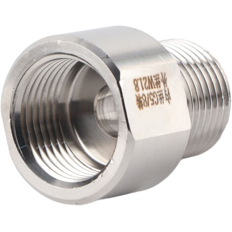 Adaptateur de Raccord Cylindre pour Régulateur CO2 Aquarium Femelle G5/8 vers Mâle W21.8