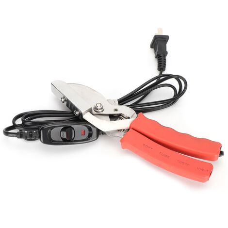 Pince chauffante électrique pour coupe queue porcelets moutons 220V prise EU (1/5)