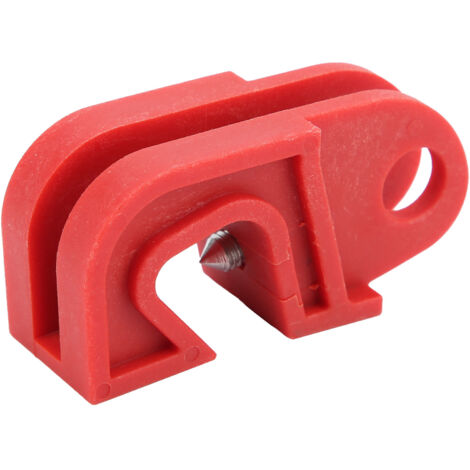 Dispositif de verrouillage de disjoncteur en nylon résistant à haute température, trou de serrure 10mm pour la sécurité au travail (1/5)