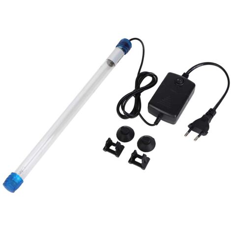 Lampe UV Submersible Stérilisateur pour Aquarium Élimination Algues et Bactéries (11W Prise UE) (1/5)