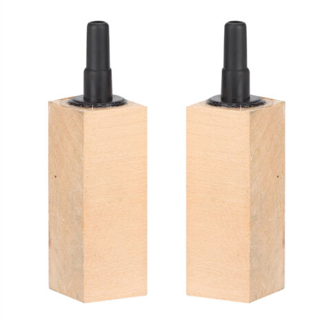 2 Pièces Pierre à Bulles en Bois Naturel pour Aquarium Réservoir à Poissons (1/5)