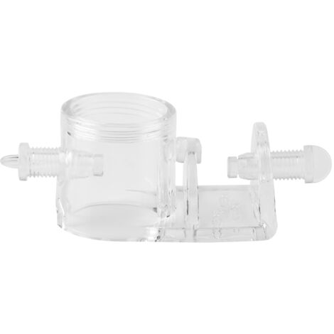 Support de tuyau d'aquarium acrylique pour tube d'eau de 22mm de diamètre (1/5)