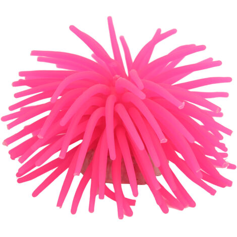 Décoration d'Aquarium en Corail Souple en Silicone - Oursin Artificiel pour Aménagement de Bassin (1/5)