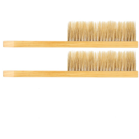 Brosse à miel double rangée en soies de porc pour ruche, matériel apicole (1/5)