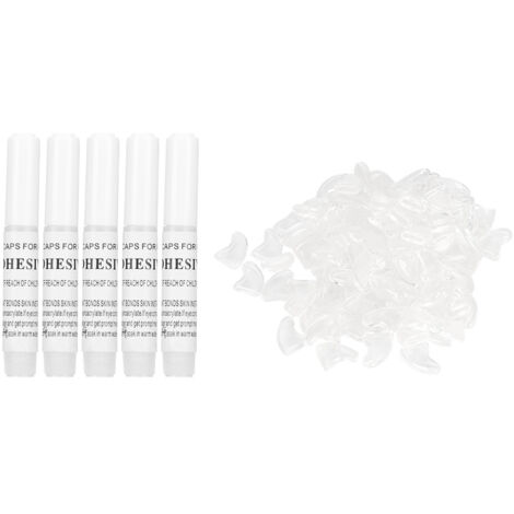 100 Protections Douces pour Griffes de Chat - Capuchons Anti-Rayures pour Chiens et Chats - Blanc Taille M (1/5)