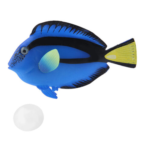 Poisson lumineux artificiel drôle - Décoration aquarium poisson tropical faux - Ornement pour bac à poissons (1/5)