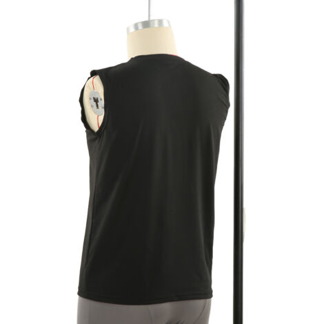 Débardeur Homme Fitness Sans Manches Couleur Unie pour Musculation Entraînement Gym Noir XL (1/5)