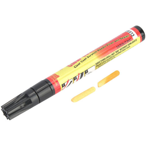 Stylo Réparateur de Rayures pour Voiture - Double Embout Acrylique pour Toutes Marques (1/5)