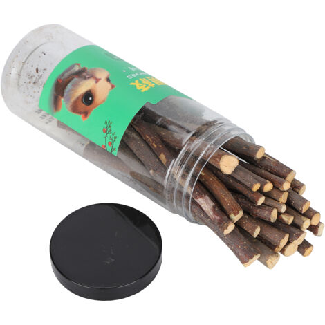 Bâtonnets à mâcher naturels pour hamsters - Jouets dentaires pour rongeurs, lapins et chinchillas (1/5)