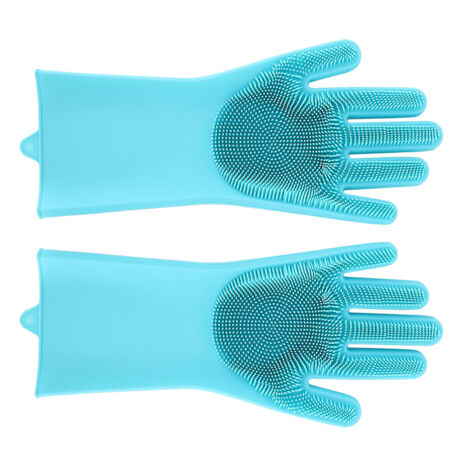 Gants de Douche Massant pour Chien et Chat - Brosse de Nettoyage Multifonctionnelle (1/5)