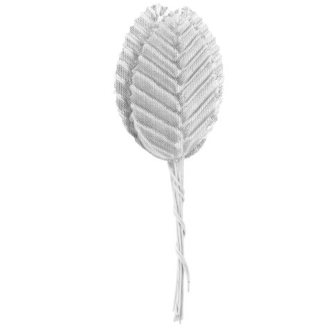 200 Feuilles Artificielles Argentées pour Décorations Florales DIY, Fêtes et Jardin (Lot de 200) (1/5)