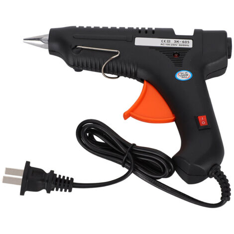 Pistolet à colle thermofusible 100W haute température, outil manuel électrique DIY avec bâton de colle, prise US 100‑240V (1/5)