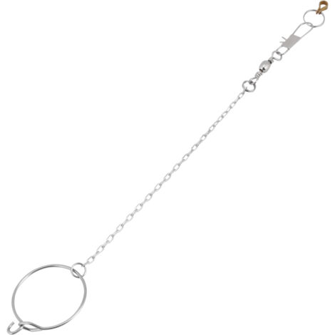 Anneau en acier inoxydable pour perroquet, jouet à chaîne pour pied d'oiseau, diamètre 3.5/4.5/5.5mm (1/5)