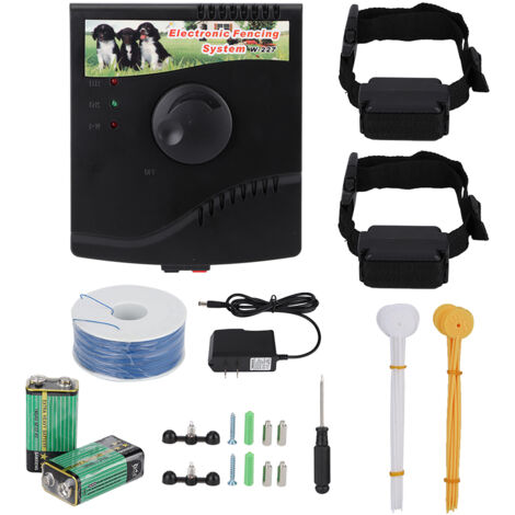 Accessoire pour Clôture Électrique Anti-Fuite pour Chien, Système de Contention 110-240V Double Fonction (1/5)
