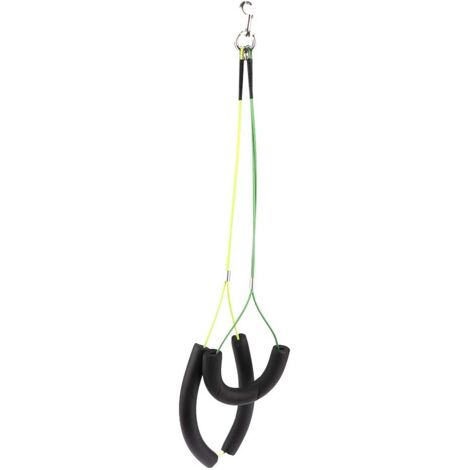 Laisse ajustable pour table de toilettage, boucle de soin pour animaux de compagnie (Jaune et Vert)