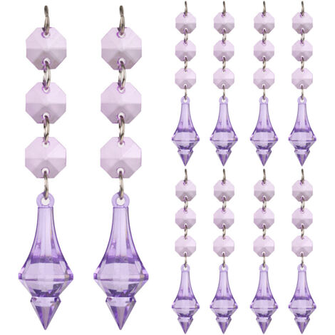 Boule de Pendentif en Acrylique Transparent DIY - Décoration Murale Suspendue (N) (1/3)