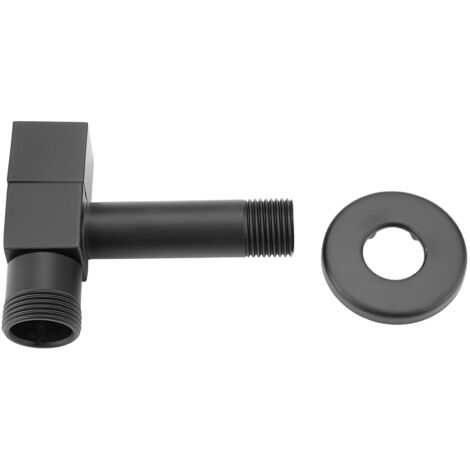 Robinet Machine à Laver Murale Laiton Noir Eau Froide (Filetage G3/4) (1/5)