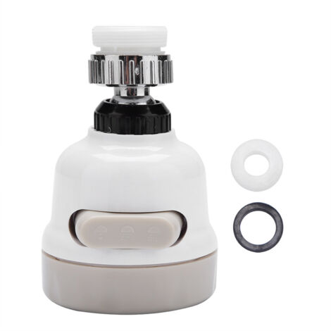 Robinet de Cuisine Flexible avec Filtre à Eau 360° Rotatif, Économiseur d'Eau et Pulvérisateur Réglable (1/5)