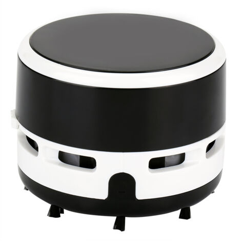 Aspirateur de Bureau Mini Portable pour Clavier d'Ordinateur et Table (Noir) (1/5)