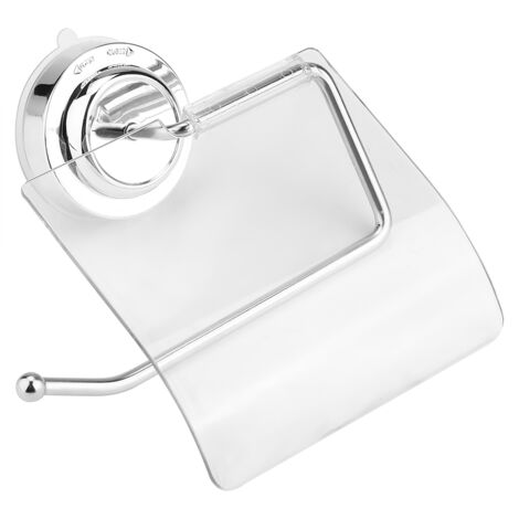 Porte-Rouleau de Papier Toilette Ventouse Imperméable pour Salle de Bain Maison Hôtel (1/5)