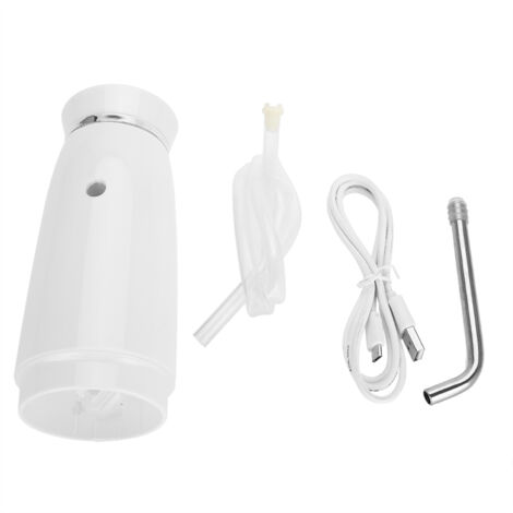 Pompe à eau électrique portable USB, distributeur automatique pour bouteille, recharge rapide (Blanc) (1/5)